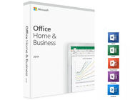 خرده فروشی جعبه مایکروسافت آفیس کد اصلی Microsoft Office 2019 خانه و تجارت