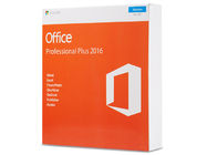 بسته بندی کامل استاندارد Microsoft Office 2016 Professional Plus خرده فروشی با جعبه خرده فروشی DVD