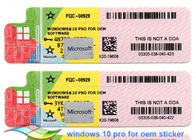 Microsoft Key Key Code Windows 10 Pro COA License Sticker 64 Bit Systems نسخه کامل